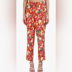 BCBGeneration Women's High Waisted Tie Front Pant with Pockets size large nwt